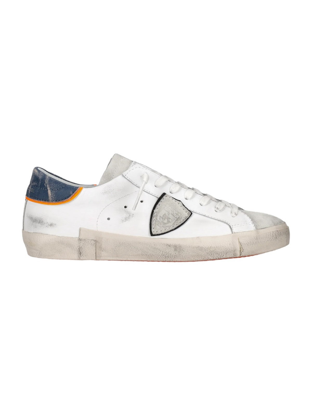 PHILIPPE MODEL Sneaker Uomo Prsx Low Man PRLU VV02 Bianco
