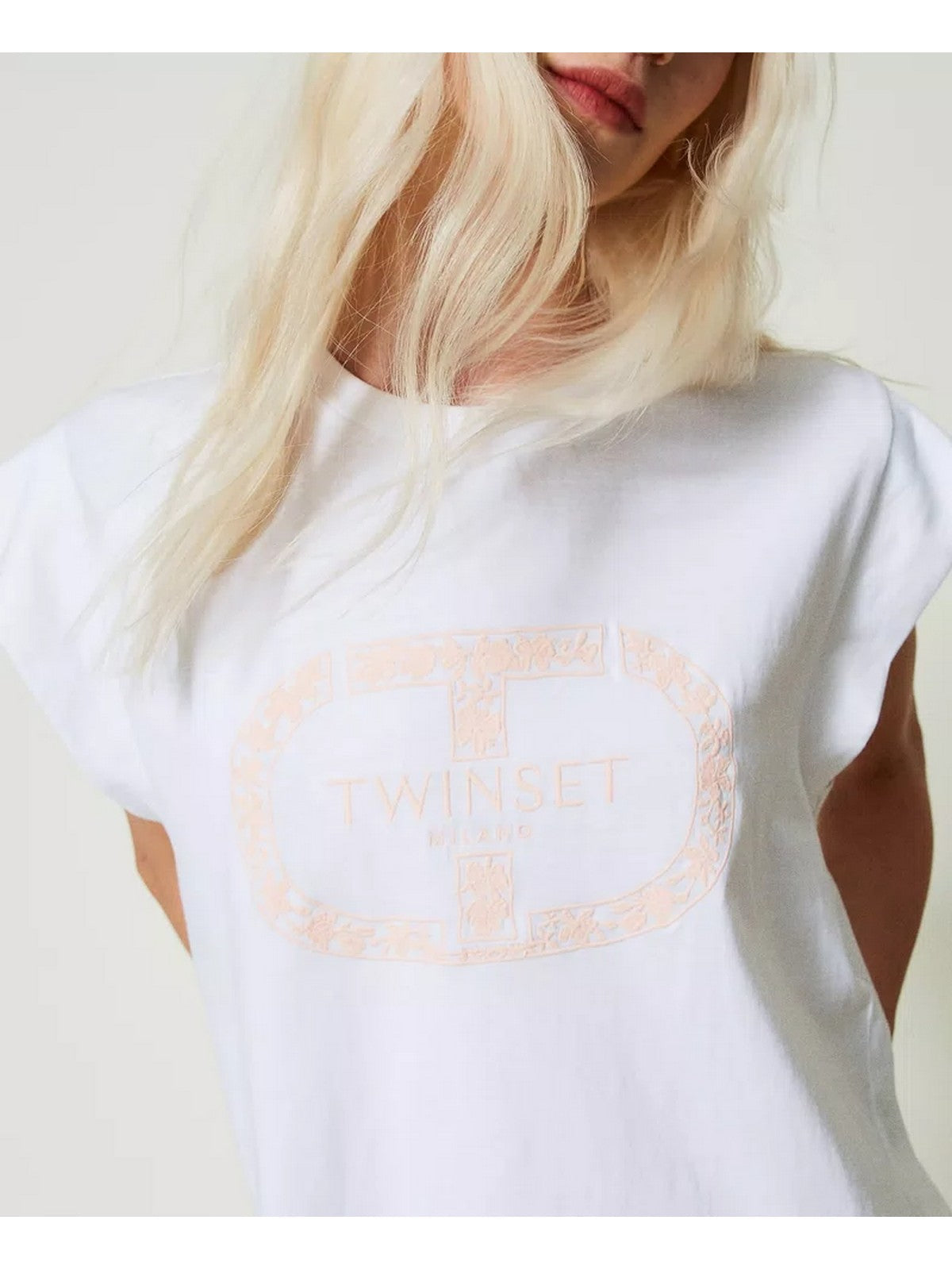 TWINSET T-Shirt e Polo Donna  241TP2213 11467 Bianco