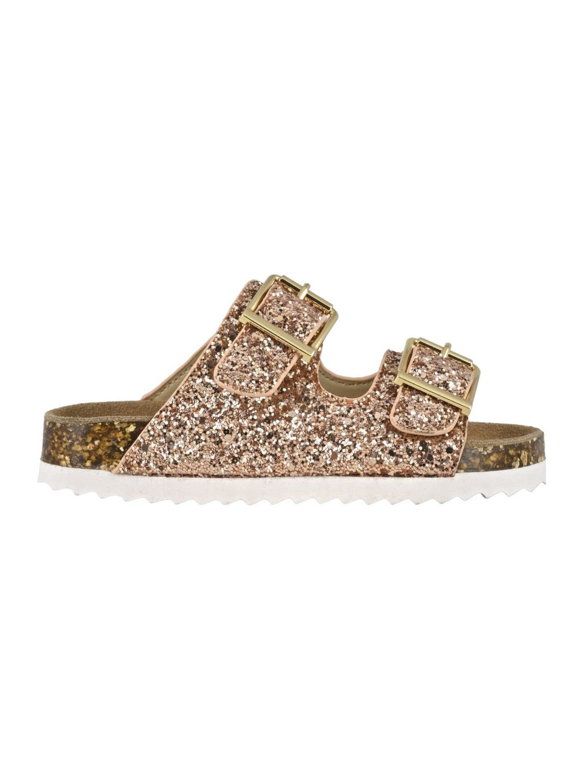 COLORS OF CALIFORNIA Sandalo Bambine e ragazze Glitter Sandal 2 Buckles HC.2415 PKGOL Oro