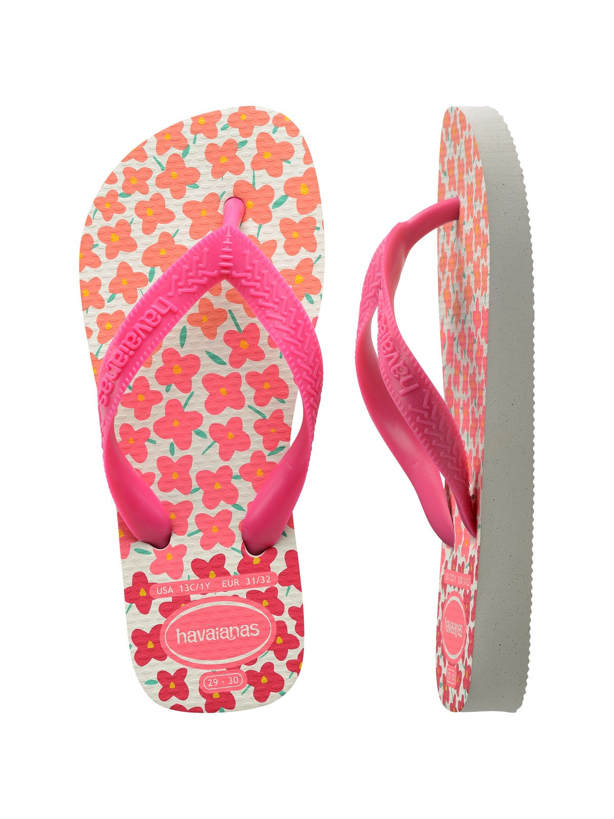 HAVAIANAS Infradito Bambine e ragazze Hav. Kids Flores 4000052.7026 Bianco