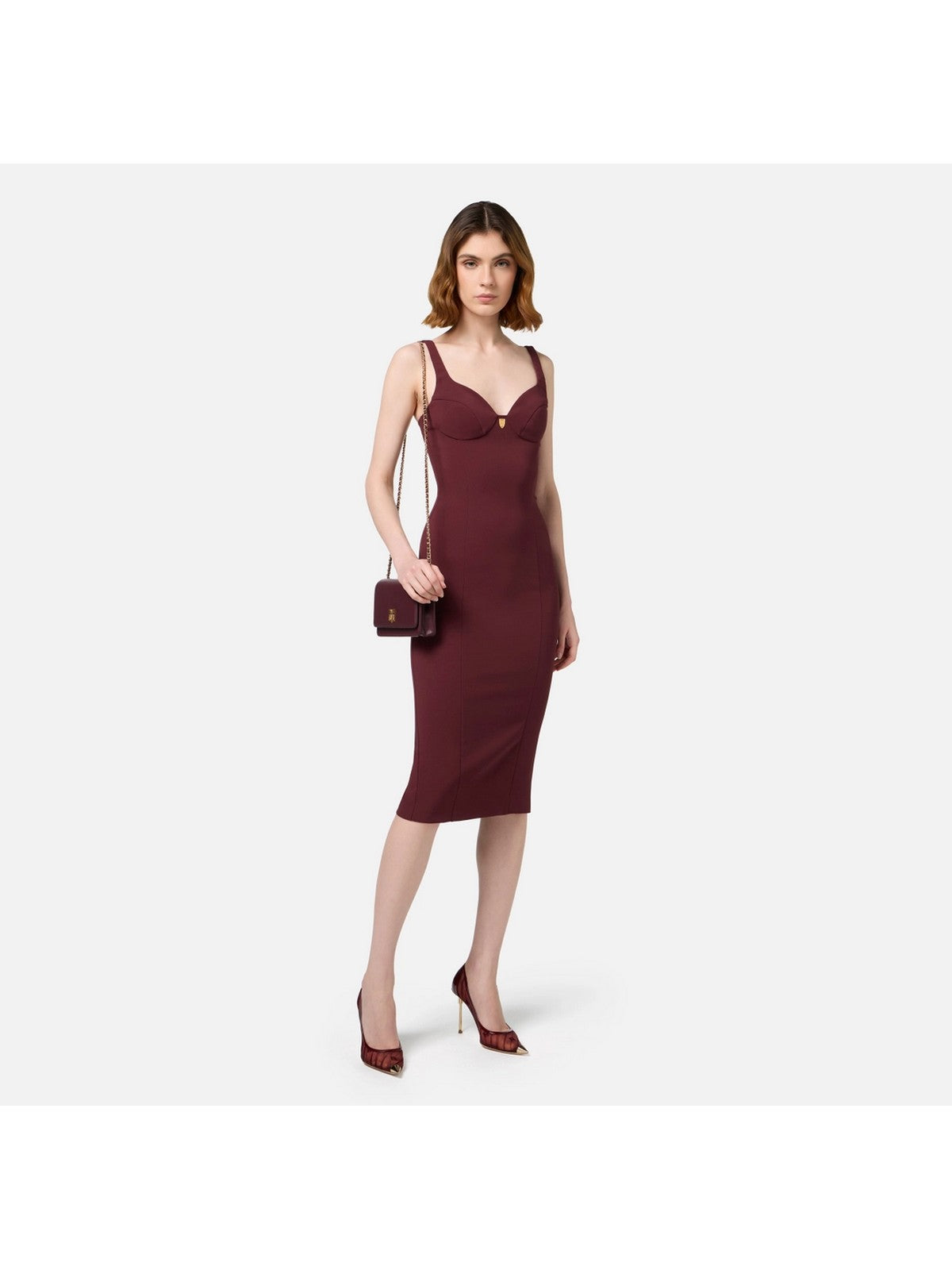 ELISABETTA FRANCHI Abito Donna  AB71146E2 CG3 Rosso