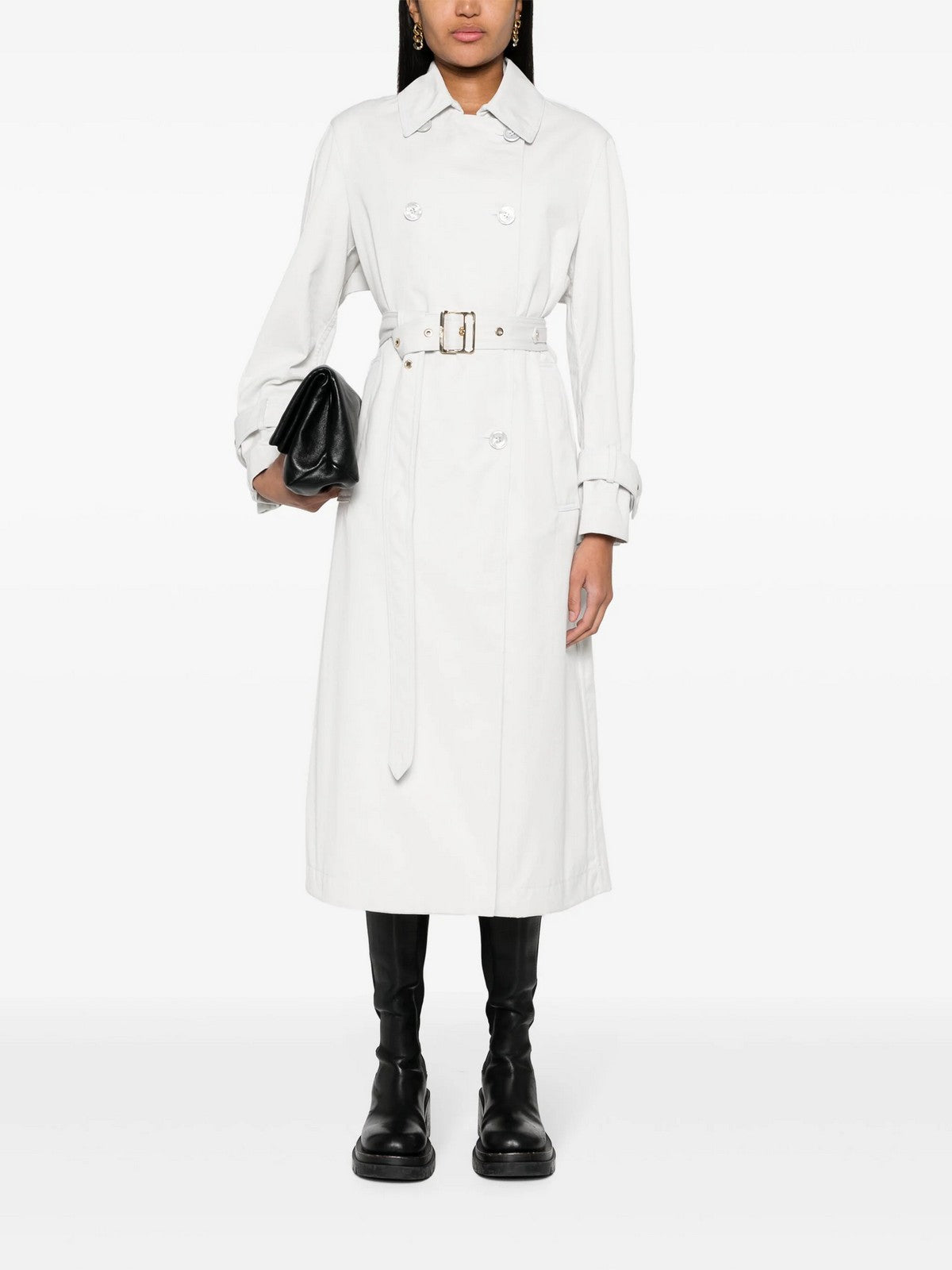 MOORER Trench Donna THELMA-SDF MODSP100120 U0106 Bianco