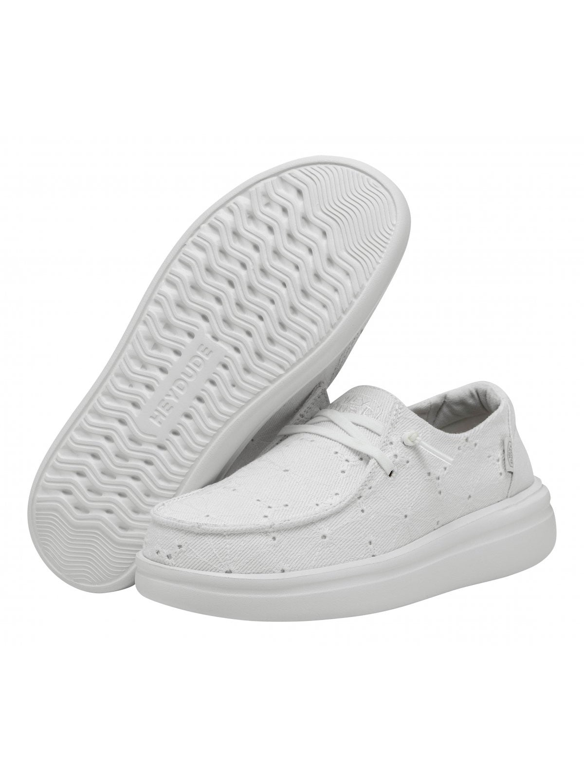 HEY DUDE Mocassino Donna Wendy Rise Eyelet W HD.40075 9CT Bianco