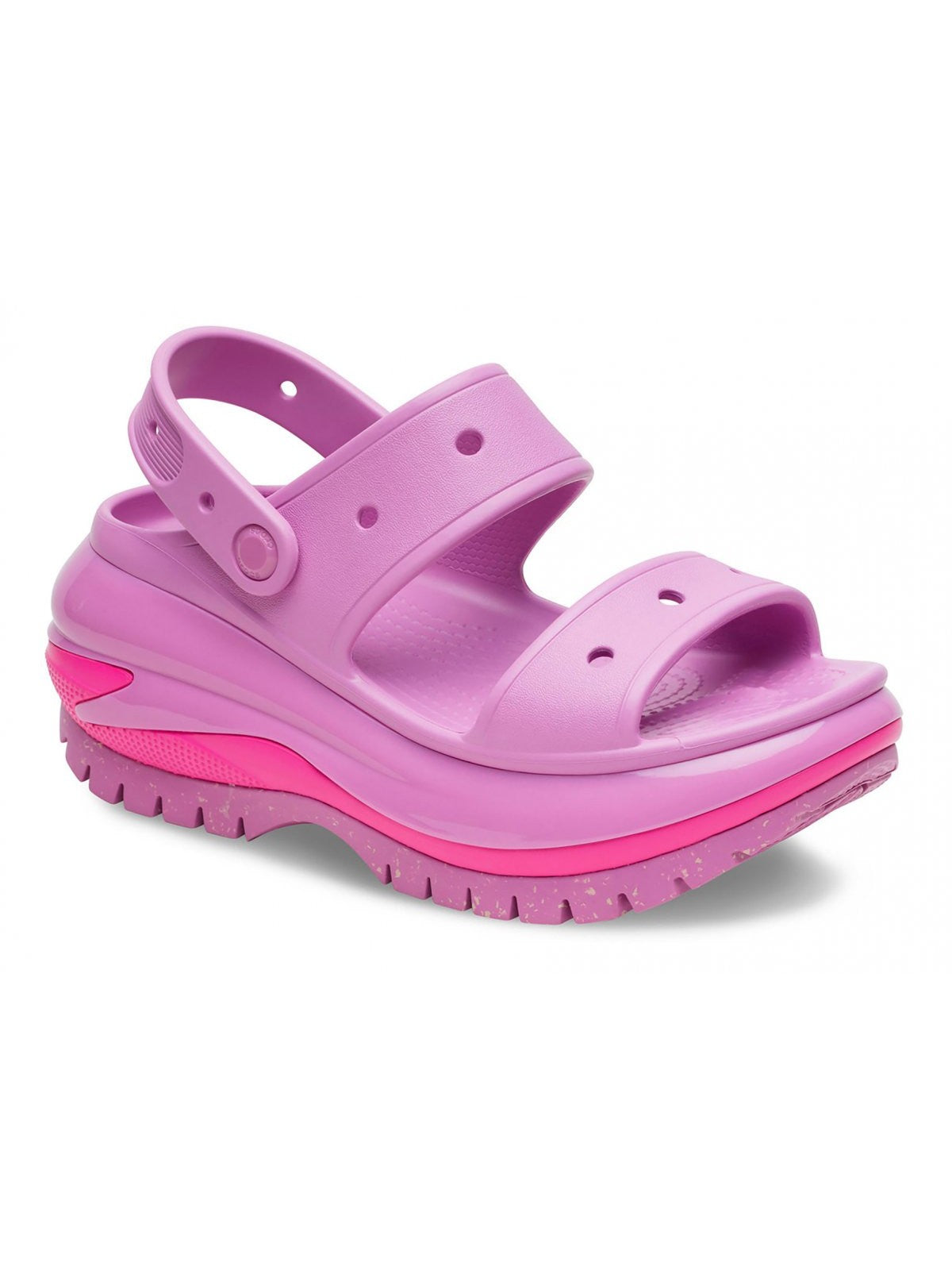 CROCS Sandalo Donna Classic Mega Crush Sandal W 207989 6WQ Rosa