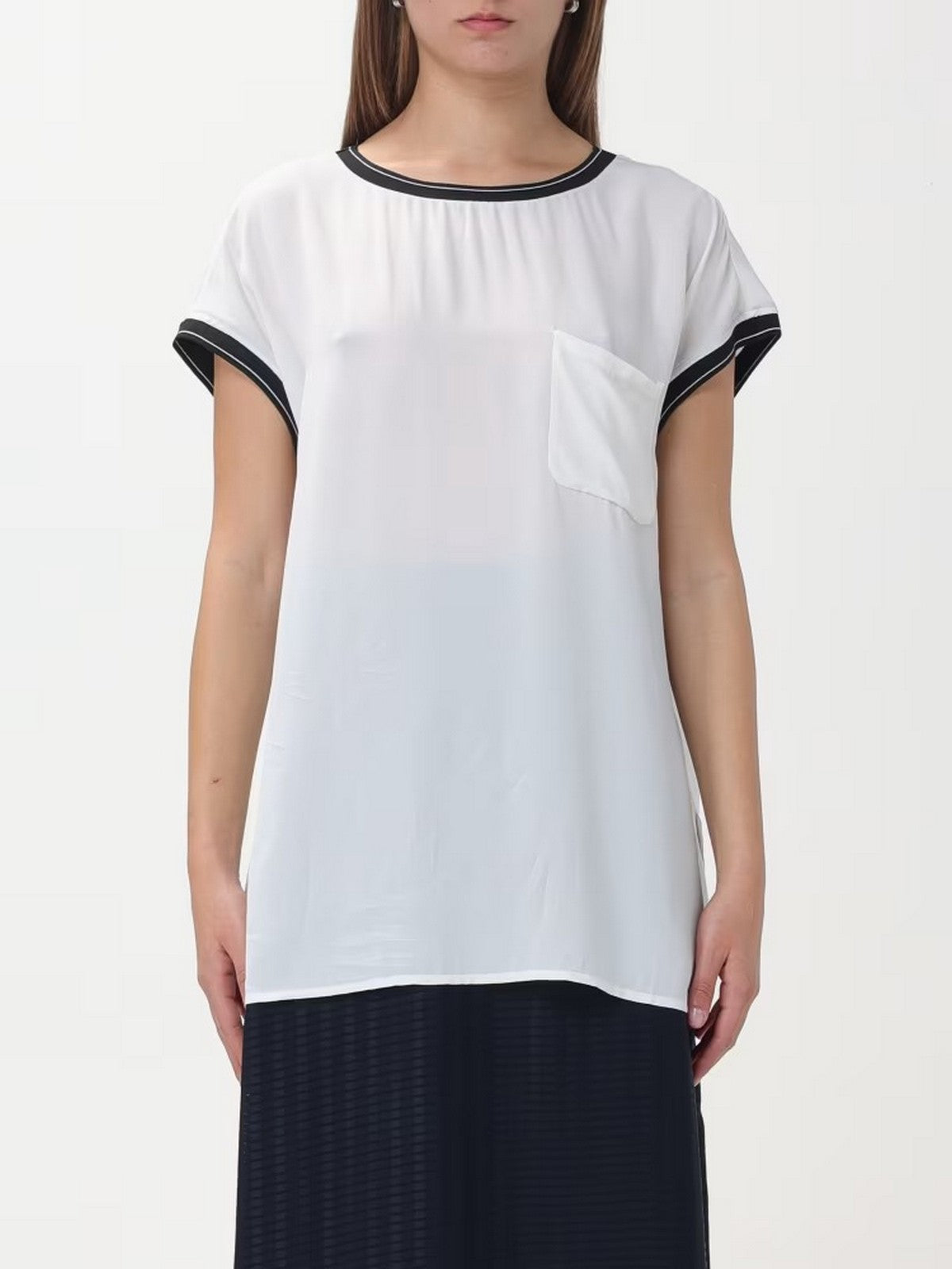 EMPORIO ARMANI Blusa Donna  3D2K66 2NP2Z 0101 Bianco