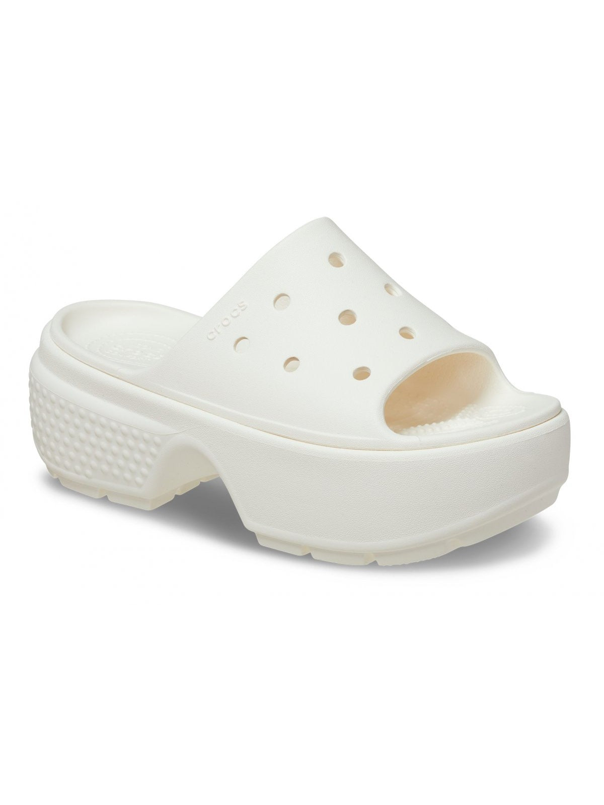 CROCS Ciabatta Donna Stomp Slide W 209346 0WV  Bianco