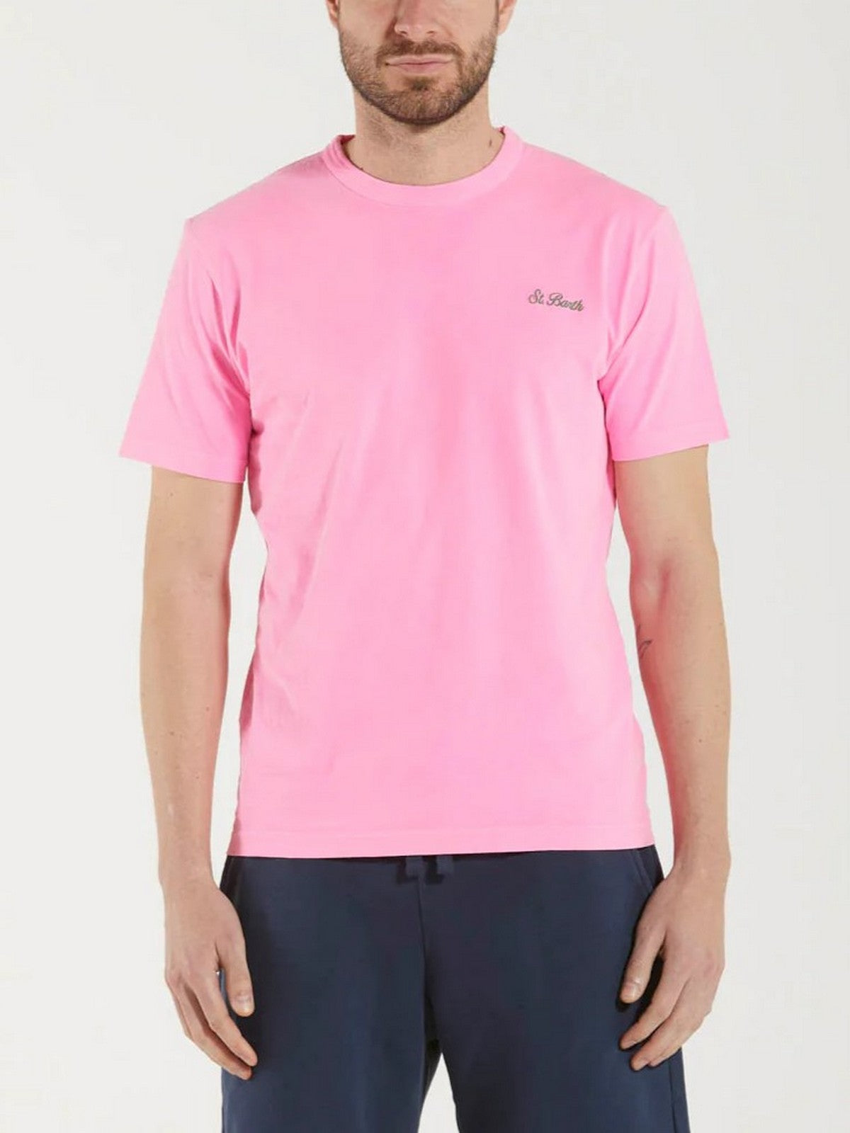 MC2 SAINT BARTH T-Shirt e Polo Uomo  DOVER 01823F Rosa