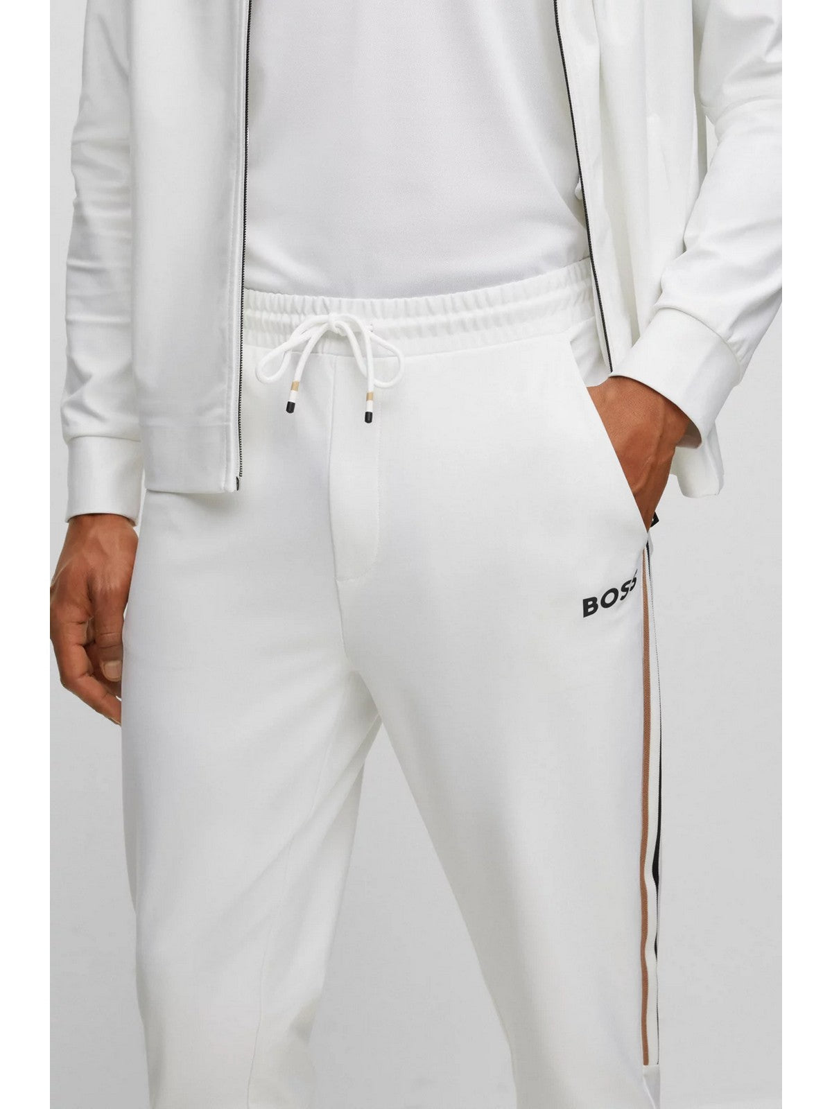 HUGO BOSS Pantalone Uomo  50504553 100 Bianco