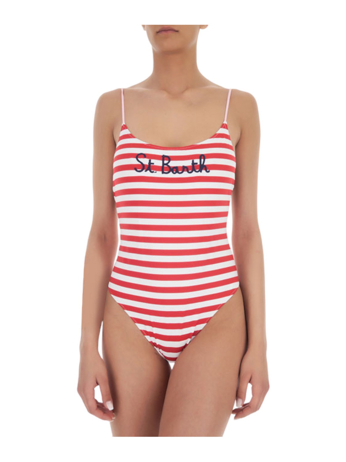 MC2 SAINT BARTH Costume da bagno Donna Monokini CECILLE SBG402 Rosso