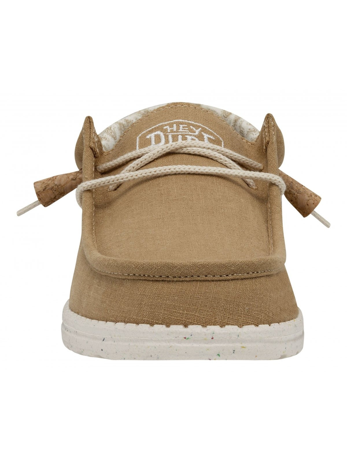 DUDE Mocassino Uomo Wally linen natural HD.40015 76F Giallo