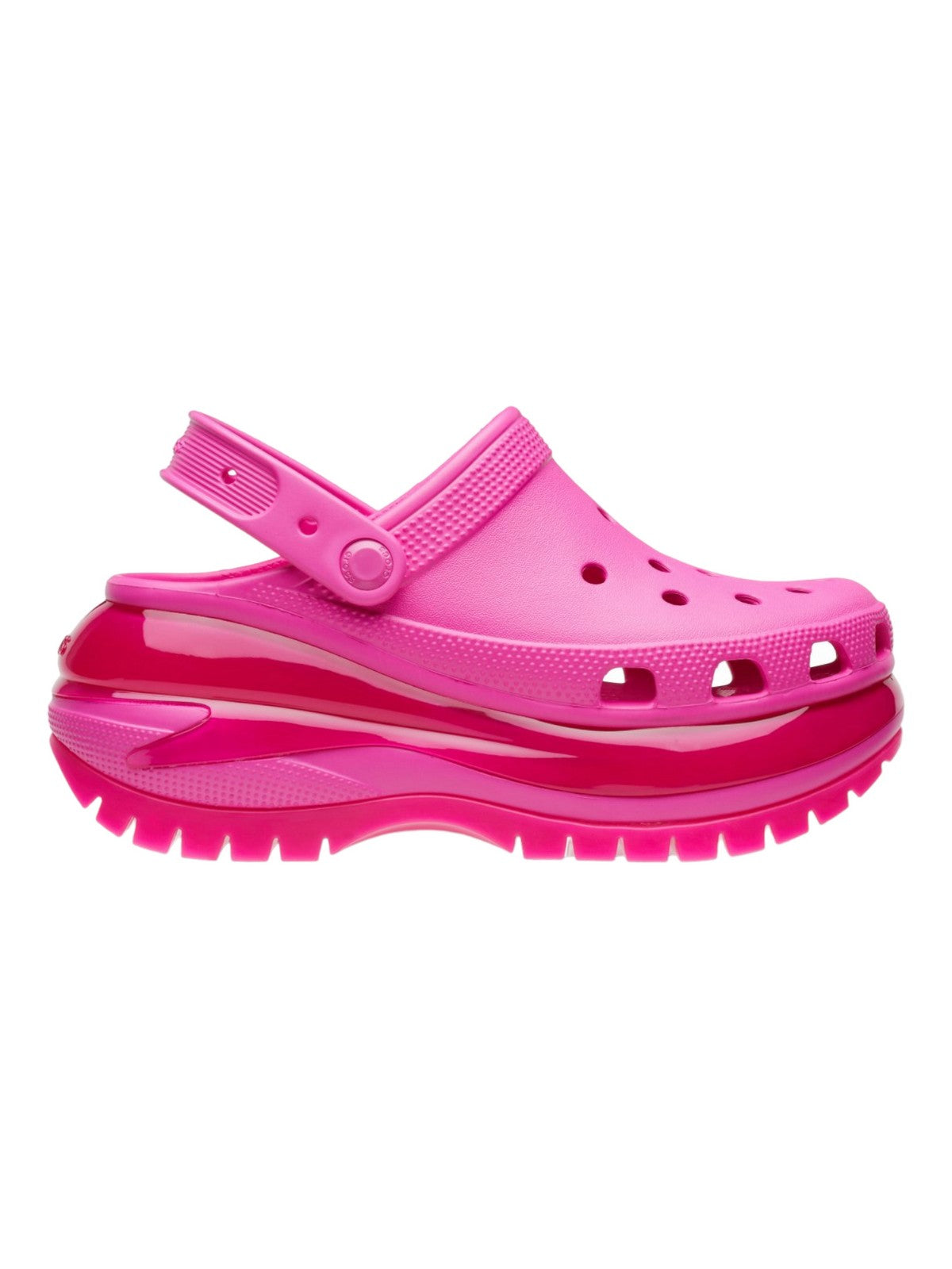 CROCS Ciabatta Donna Classic mega Crush clog 207988 6UB Rosa