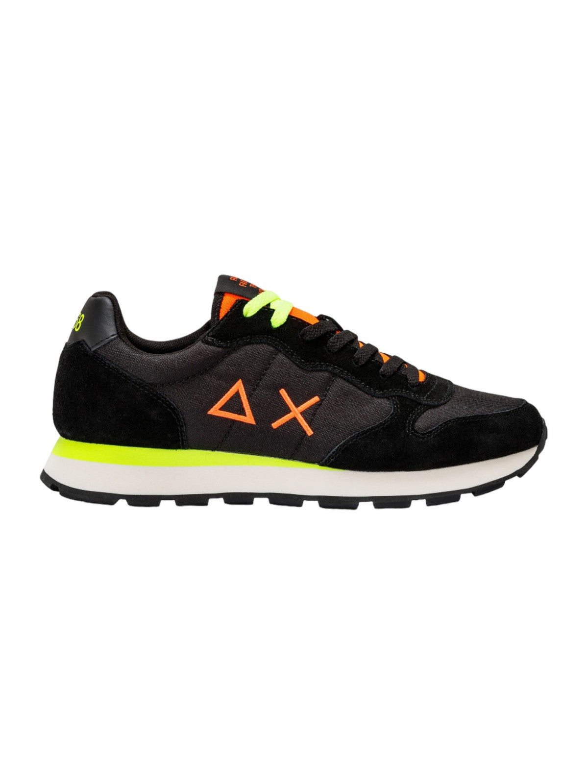 SUN68 Sneaker Uomo Tom fluo nylon Z43102 11 Nero