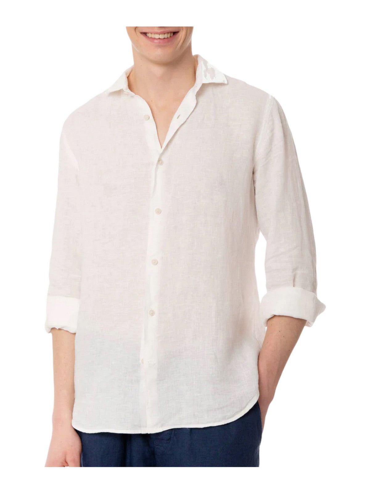 MC2 SAINT BARTH Camicia Uomo  KLARKE 00311B Bianco