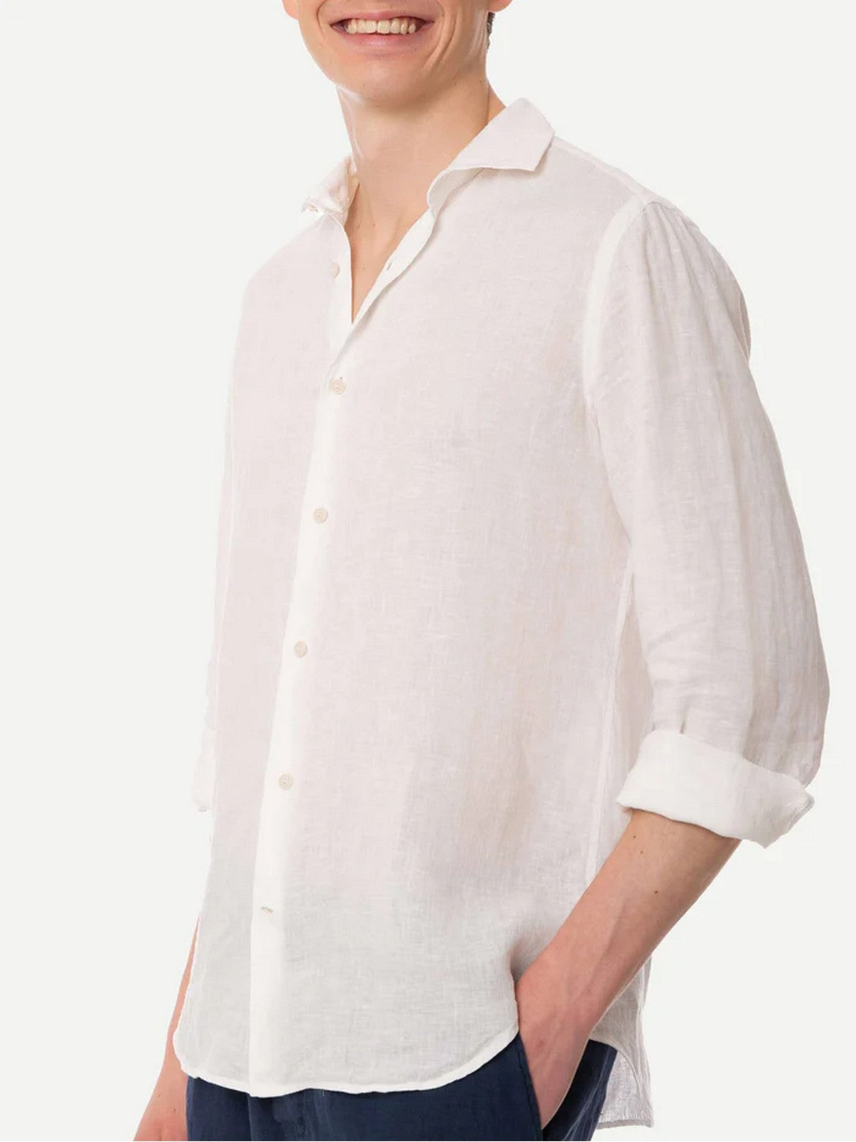 MC2 SAINT BARTH Camicia Uomo  KLARKE 00311B Bianco