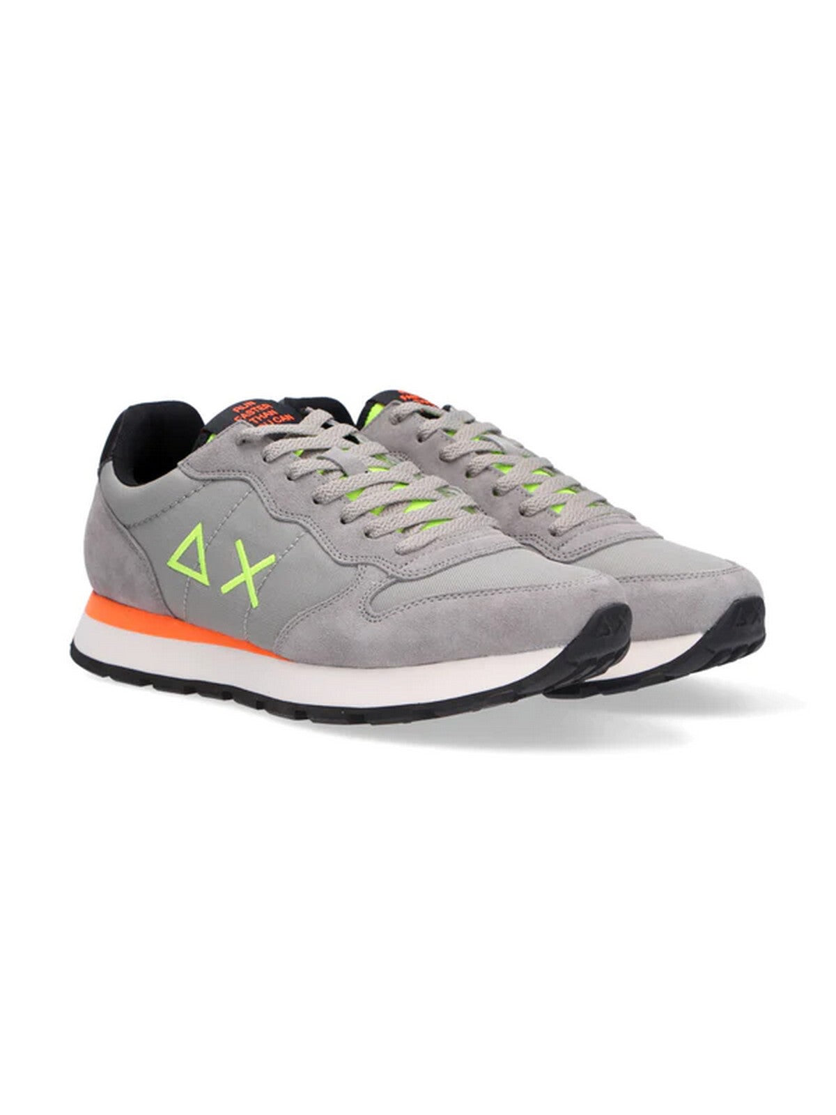 SUN68 Sneaker Uomo Tom fluo nylon Z43102 34 Grigio