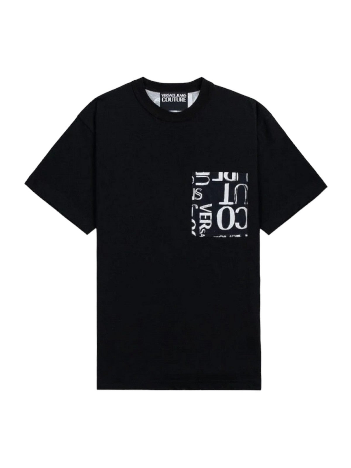 VERSACE JEANS COUTURE T-Shirt e Polo Uomo  74GAH6R2 JS167 899 Nero
