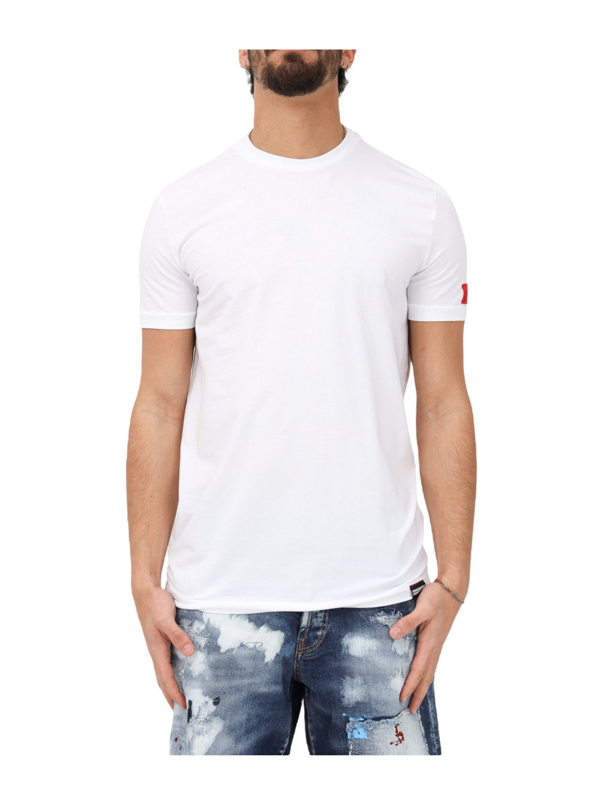 DSQUARED2 T-Shirt e Polo Uomo  D9M20448 141 Bianco