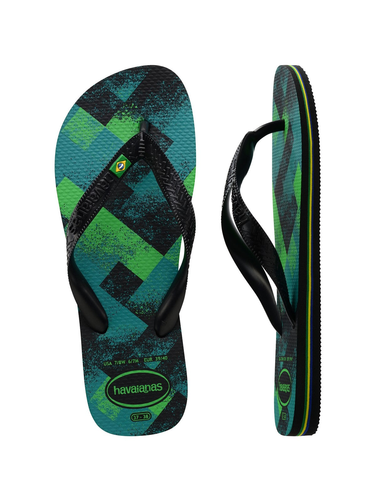 HAVAIANAS Infradito Unisex adulto Hav. Brasil Fresh 4145745.7662 Nero