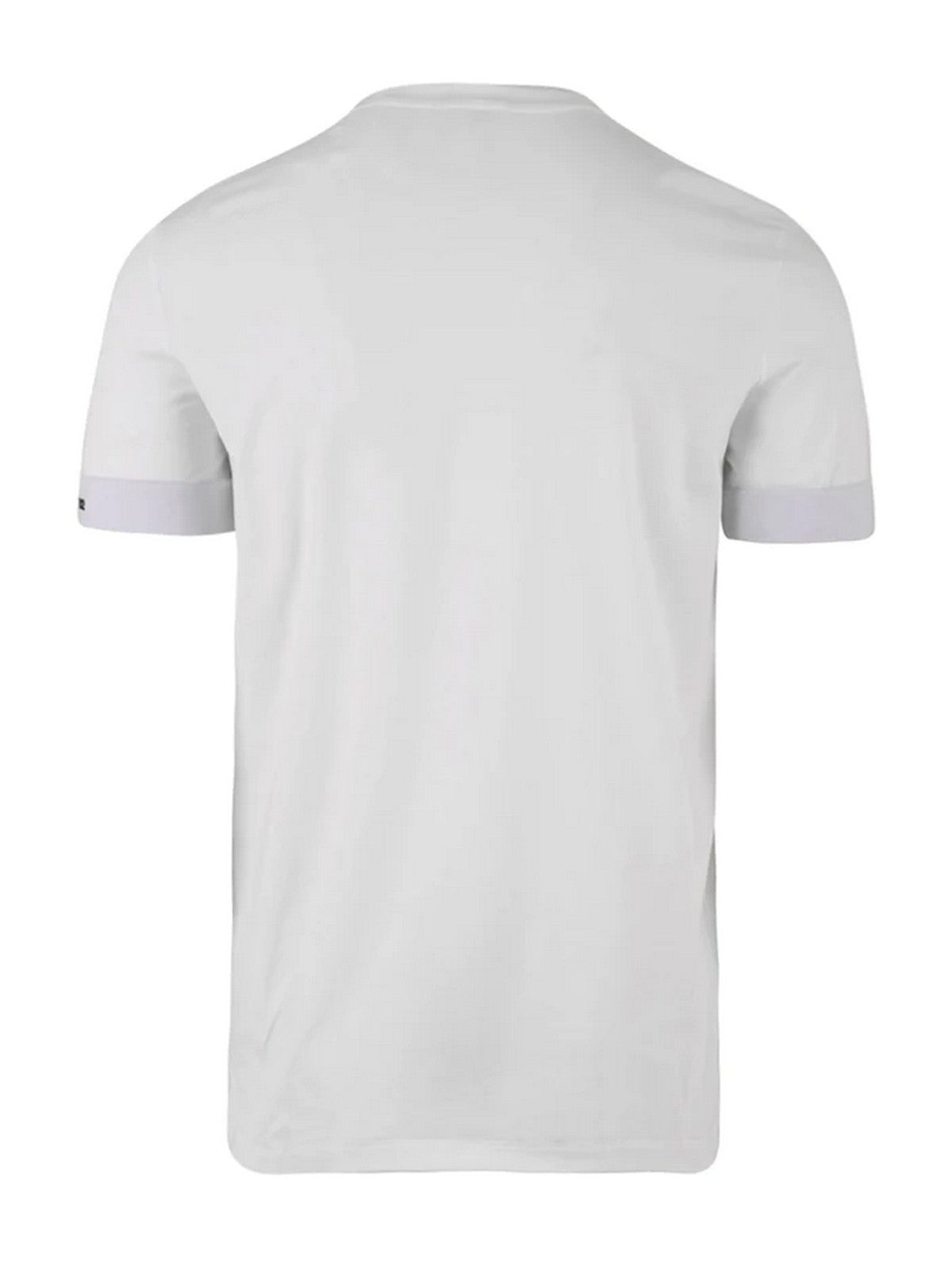 DSQUARED2 T-Shirt e Polo Uomo  D9M3U4810 100 Bianco