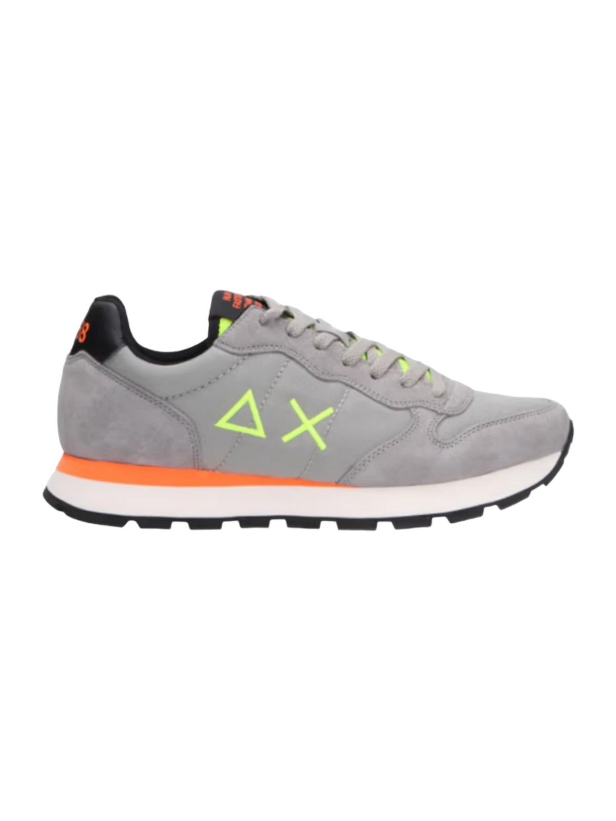 SUN68 Sneaker Uomo Tom fluo nylon Z43102 34 Grigio