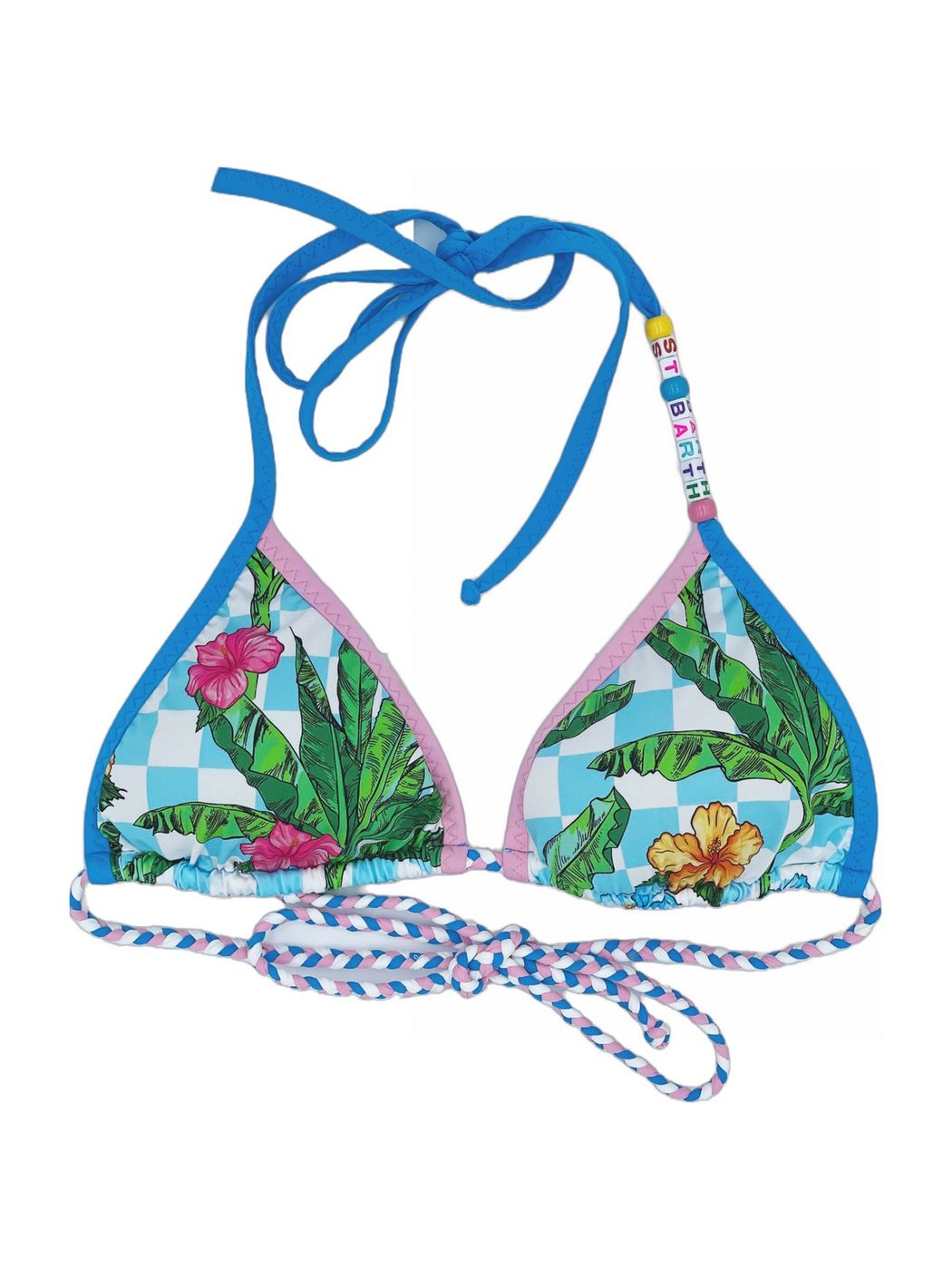 MC2 SAINT BARTH Costume da bagno Donna Triangolo LEAH STRING 01983B Bianco