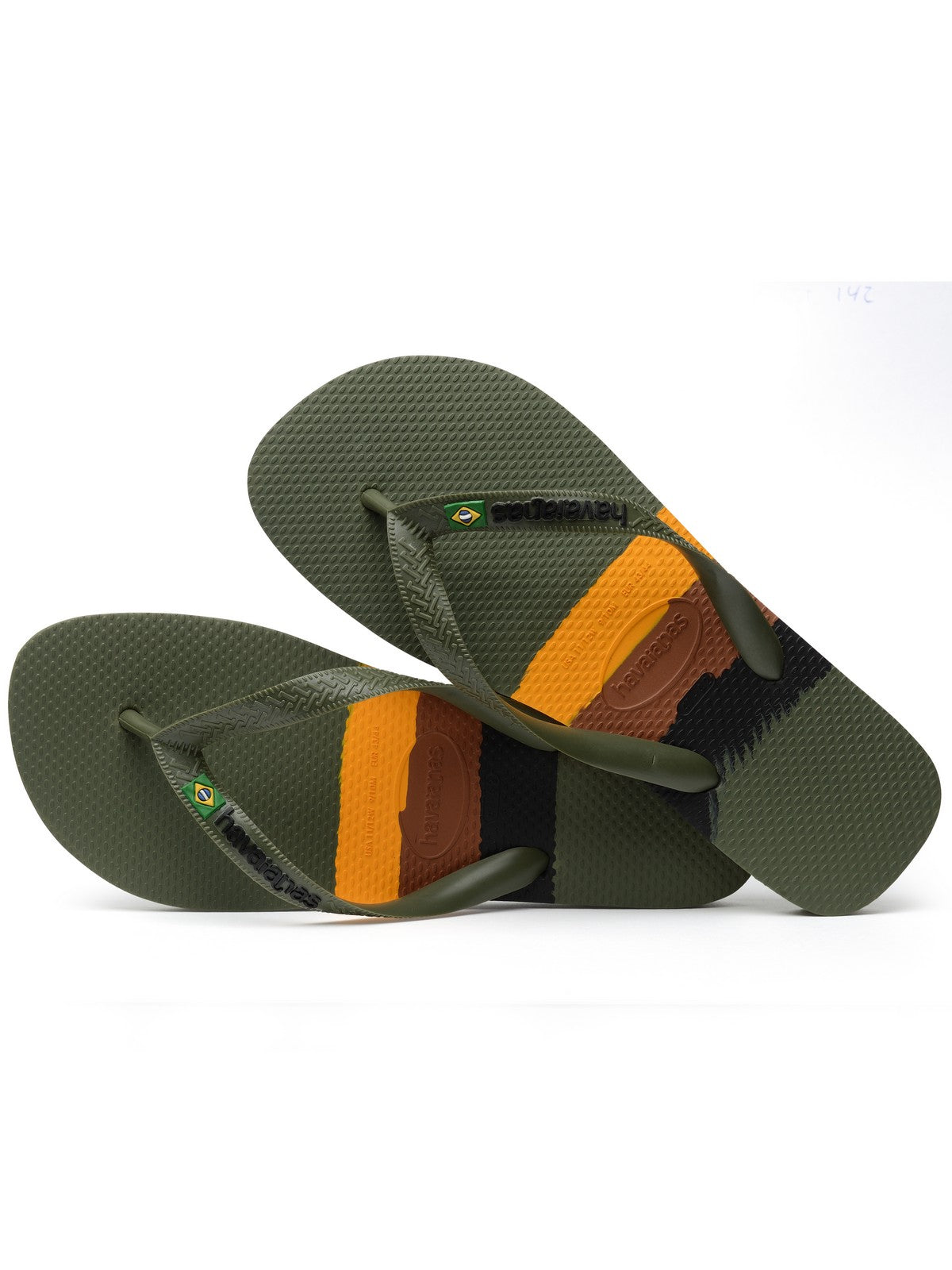 HAVAIANAS Infradito Unisex adulto Hav. Brasil Tech 4147239.0869 Verde