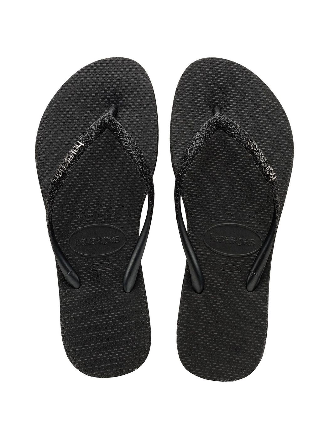 HAVAIANAS Infradito Donna SLIM SPARKLE ME FC 4146093.0090 Nero