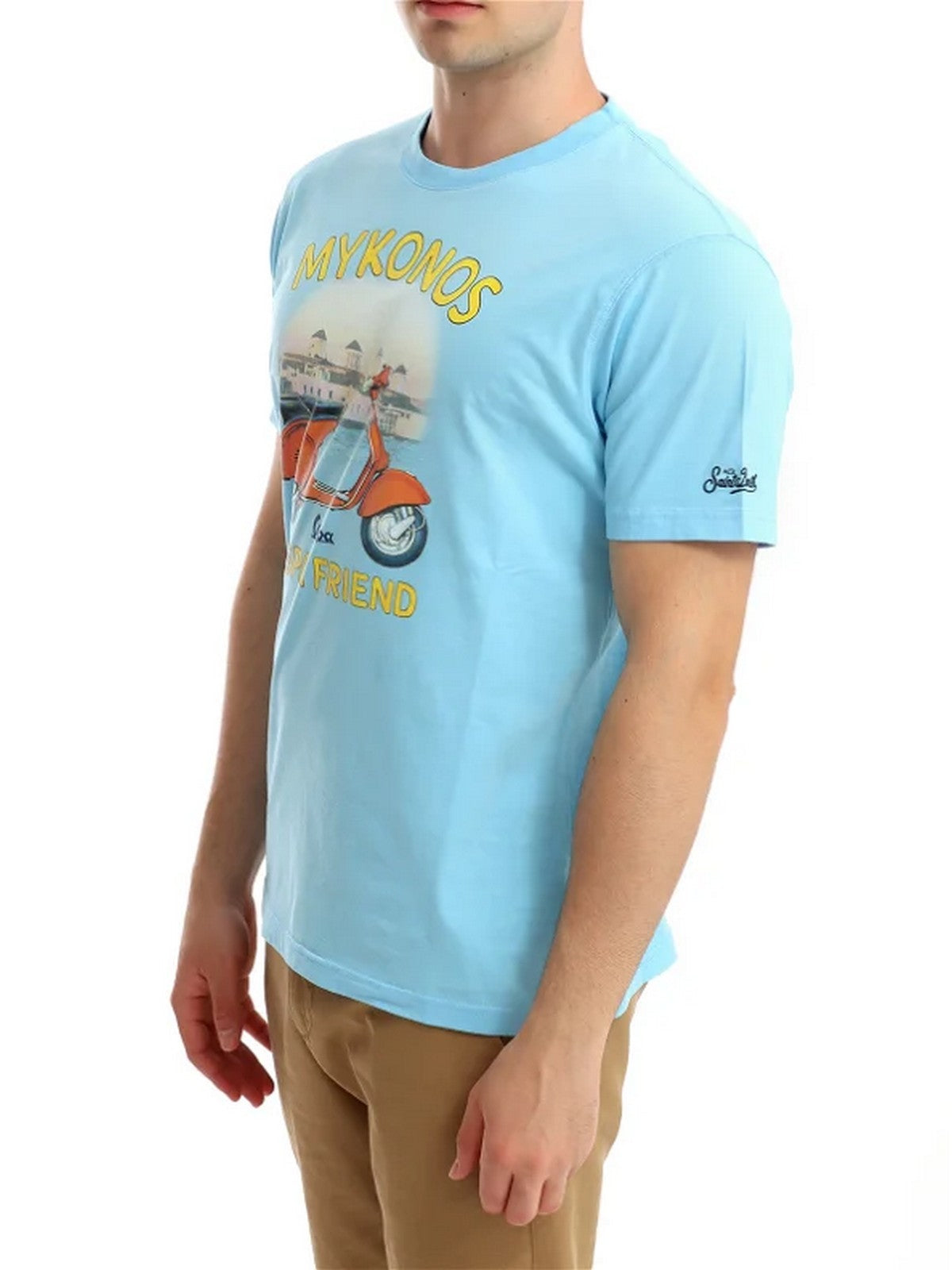 MC2 SAINT BARTH T-Shirt e Polo Uomo  TSHIRT MAN 05837D Blu