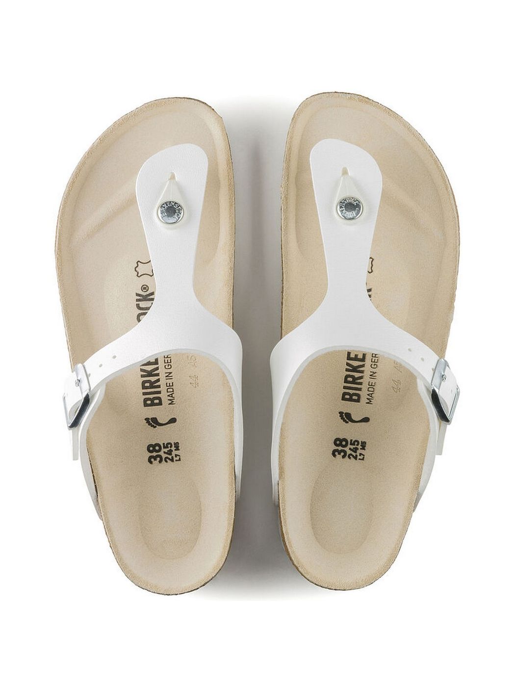 BIRKENSTOCK Sandalo Donna Gizeh 043731 Bianco